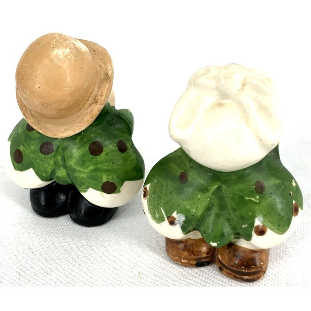 Ladybugs Anthropomorphic Girl & Boy Ceramic Japan 2.25" Tall 1960’s - Picture 3 of 6